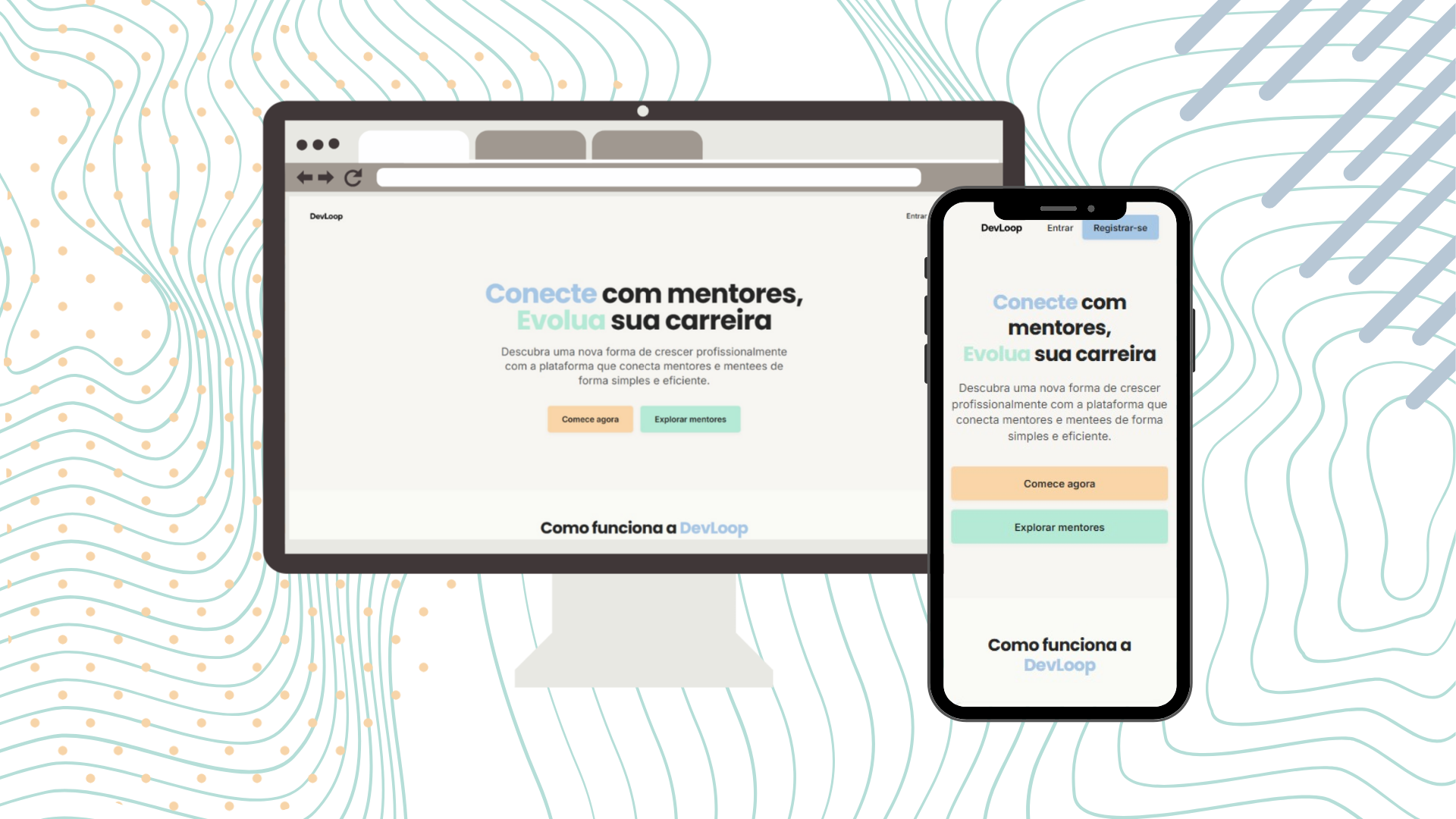 Preview do projeto DevLoop (Plataforma de Mentoria)